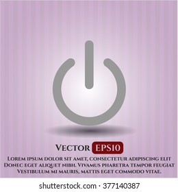 Power vector icon