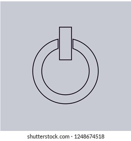 Power vector icon. Modern, simple, isolated, flat best quality icon for web site designs or mobile apps. Vector illustration.