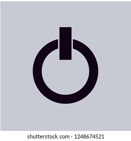 Power vector icon. Modern, simple, isolated, flat best quality icon for web site designs or mobile apps. Vector illustration.