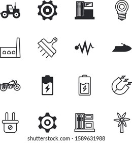 power vector icon set such as: physics, dutch, rotation, sustainability, thunderbolt, moto, violet, rotate, touring, cycle, magnetism, classification, thunder, electronic, lightning, speed