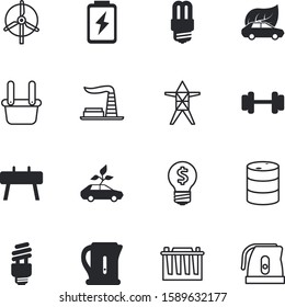 power vector icon set such as: low, muscle, gas, acid, drum, mine, can, gasoline, school, decorative, enterprise, weight, mill, chemical, pipe, gymnastic, pole, illumination, level, container