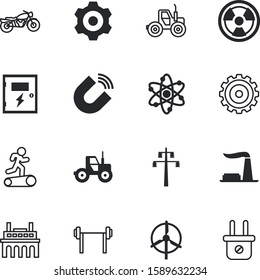 power vector icon set such as: club, emblem, 3d, wind, toxic, renewable, safety, windmill, blue, gears, motor, rotation, cord, outlet, alert, painting, attract, mill, storage, vacancy, strength, town