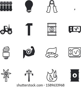 Power Vector Icon Set Such As: Activity, Agricultural, Warm, Windmill, Shadow, Rural, Heating, Glowing, Drawing, Wheel, Agribusiness, Blue, Art, Plant, Heater, Pole, Cooling, Man, Healthcare, View