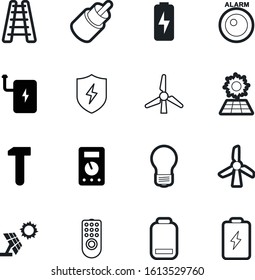 power vector icon set such as: rotating, multimeter, nature, instrument, transportation, bright, secure, push, round, tester, craft, guard, charging, company, pictogram, color, connect, natural