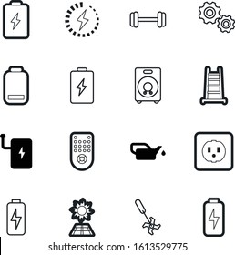 Power Vector Icon Set Such As: Clock, Number, Mechanics, Center, Bass, Ladder, Water, Can, Tools, Panels, Remote, Lawn, Tablet, Fitness, Silhouette, Clinic, Portable, Speaker, Teamwork, Keyboard