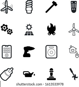 power vector icon set such as: natural, open, lamp, lube, camp, season, wheel, ground, leadership, drill, wood, rotating, solar, rca, nature, player, fluorescent, hammer, oiler, infrared, worker
