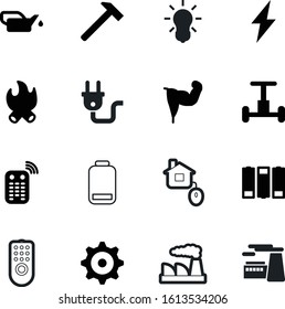 power vector icon set such as: connection, liquid, gears, lubrication, hover, internet, can, drive, channel, powerful, glow, gyroscope, male, socket, wood, man, mechanical, campfire, mechanism