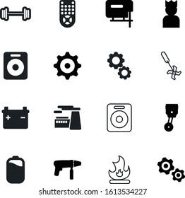 power vector icon set such as: shape, teamwork, grass, construction, queen, campfire, lawn, oil, plow, farmer, ripper, key, office, mobile, vehicle, cogs, player, cooperation, tv, motor