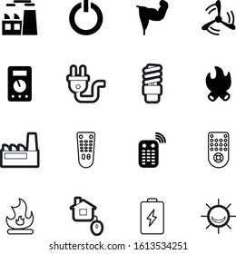 power vector icon set such as: tool, charge, infra, red, standby, engineering, alternative, round, led, flex, ammeter, begin, lights, auto, minus, danger, muscle, technician, male, instrument