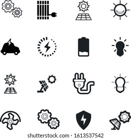 power vector icon set such as: blue, land, socket, ripper, round, alkaline, transport, spring, connect, protect, orange, bolt, season, economy, thunderbolt, insignia, lights, voltage, switch, organic