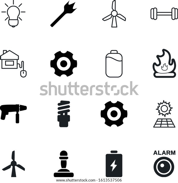 power vector icon set such as: press, flasher,\
service, healthy, shape, king, sport, drilling, clinic, push,\
android, empty, panels, set, steel, burn, internet, solar, flame,\
open, wildfire, bit