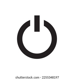 Power vector icon. Switch on off icon. Shutdown vector icon. EPS 10 vector sign. Studio background.