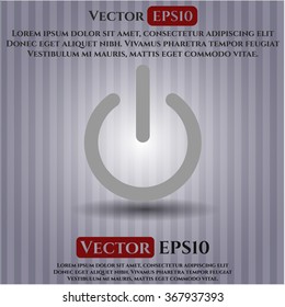 Icono o símbolo del vector de potencia