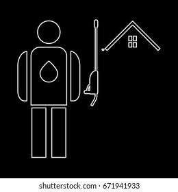 Power washing and gutter cleaning   icon .
