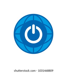 Power World Logo Icon Design