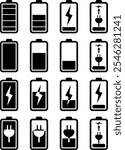 Power up your design: battery icon pack