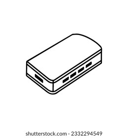 powerbank vector illustration with concept