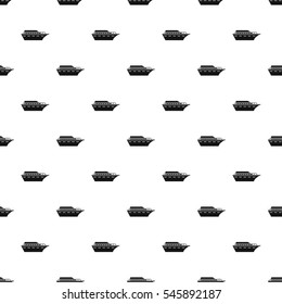 Powerboat pattern. Simple illustration of powerboat vector pattern for web