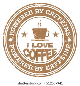 Powered By Caffeine stamp