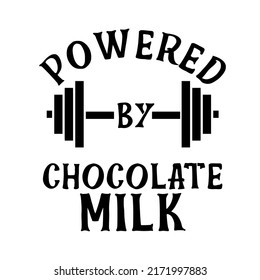 la leche de chocolate es un diseño vectorial para imprimir en varias superficies como camiseta, taza, etc
