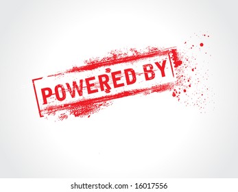 powered by Grunge Text with halftone