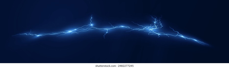 Powerful ball lightning blue png. A strong electric charge of energy in one ring. Element for your design, advertising, postcards, invitations, screensavers, websites, games.	
