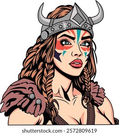  A powerful and beautiful Viking Female