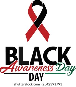 Powerful Black Awareness Day vector design promoting unity, equality, and cultural pride. This graphic highlights diversity and empowerment, perfect for social justice themes, community awareness