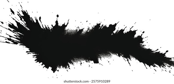 "Powerful Black Blotch Marks and Grunge Elements in Artistic Brush Stroke Design". "Raw and Unfinished: Black Paint Stains with Aggressive Brush Strokes on a Grunge-Inspired Background"
