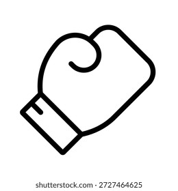 Potente conjunto de iconos de guantes de boxeo para deportes, fitness, entrenamiento y diseño de interfaz de usuario de competición
