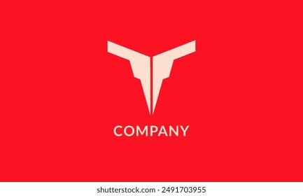 Powerful Bull Head Logo Design for Agricultural and Sports Brands – Bold and Dynamic Emblem for Strong and Rugged Corporate Identities