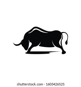 Powerful Bull Logo design Inspirations Strong Buffalo Logo