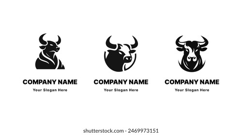 Powerful Bull Logo Vector for Your Brand