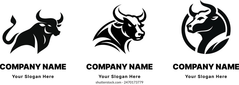 Powerful Bull Logo Vector for Your Brand