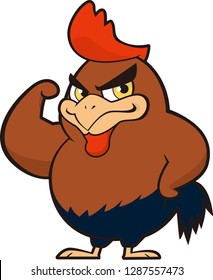 Powerful Chicken illustration
