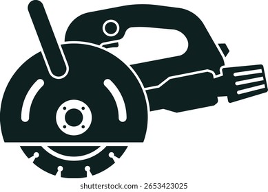 Powerful circular saw featuring an ergonomic handle and ventilation slots. Ideal for construction workers. DIY enthusiasts. And home renovation projects requiring precise cutting of various materials