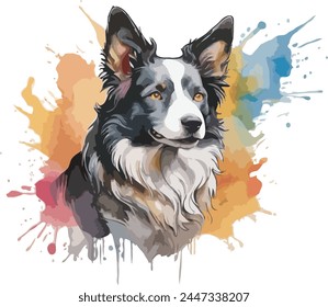 A powerful and colorful animal