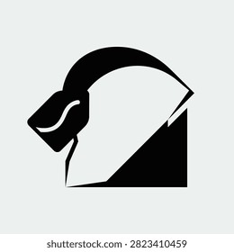 Powerful creature head icon for gaming and fantasy branding.