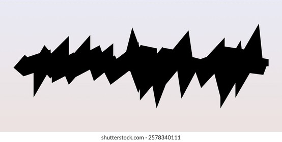 A powerful and dramatic vector illustration depicting damage and destruction, perfect for conveying themes of earthquakes, crashes, and distress