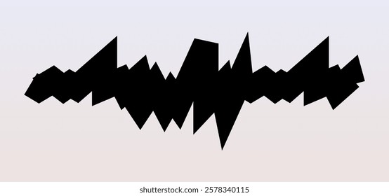 A powerful and dramatic vector illustration depicting damage and destruction, perfect for conveying themes of earthquakes, crashes, and distress