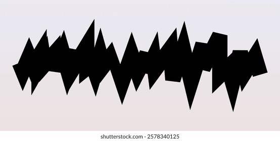 A powerful and dramatic vector illustration depicting damage and destruction, perfect for conveying themes of earthquakes, crashes, and distress