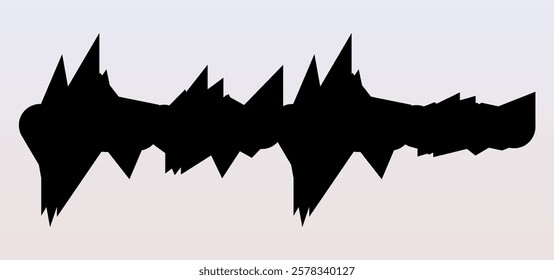 A powerful and dramatic vector illustration depicting damage and destruction, perfect for conveying themes of earthquakes, crashes, and distress