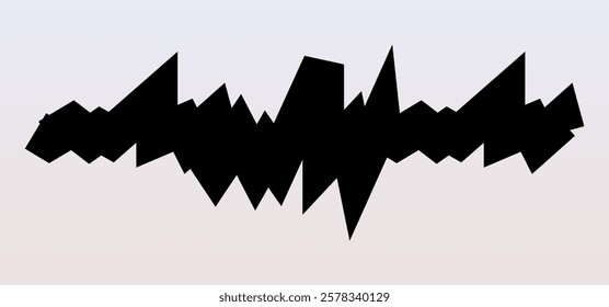 A powerful and dramatic vector illustration depicting damage and destruction, perfect for conveying themes of earthquakes, crashes, and distress