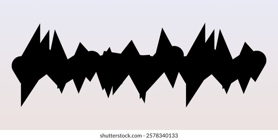 A powerful and dramatic vector illustration depicting damage and destruction, perfect for conveying themes of earthquakes, crashes, and distress