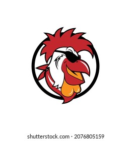 Powerful Emblem or Sticker. Rockstar Chickens.