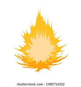 Potente energía.Ilustración vectorial que es fácil de editar.