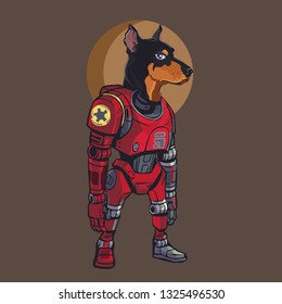 powerful and great dog robot