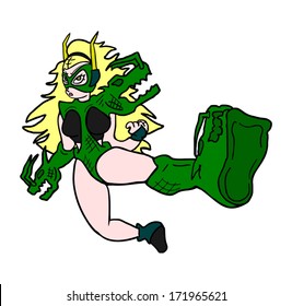 Powerful heroine