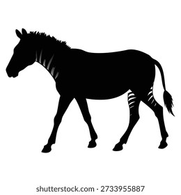 A powerful horse standing gracefully, showcasing its strong muscular body, flowing mane, and expressive eyes. The image represents freedom, strength, speed, and natural beauty. Ideal for concepts related to wildlife, countryside life, endurance, motion, and elegance.