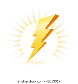 powerful lighting symbol